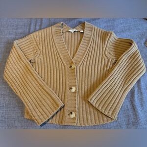 Vince Tan Wool/cashmere Cardigan